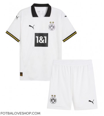Borussia Dortmund Dětské Alternativní Dres 2024-25 Krátký Rukáv (+ trenýrky)